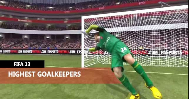 Highest Goalkeepers of FIFA 13