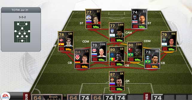 FIFA 13 Ultimate Team - TOTW 46