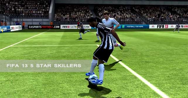 List of FIFA 13 Ultimate Team Players with 5 and 4 Star Skill Moves