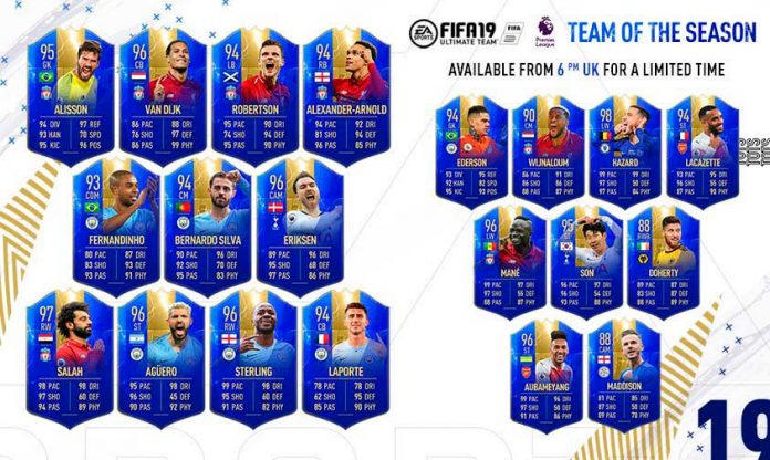 FUT 19 Premier League TOTS